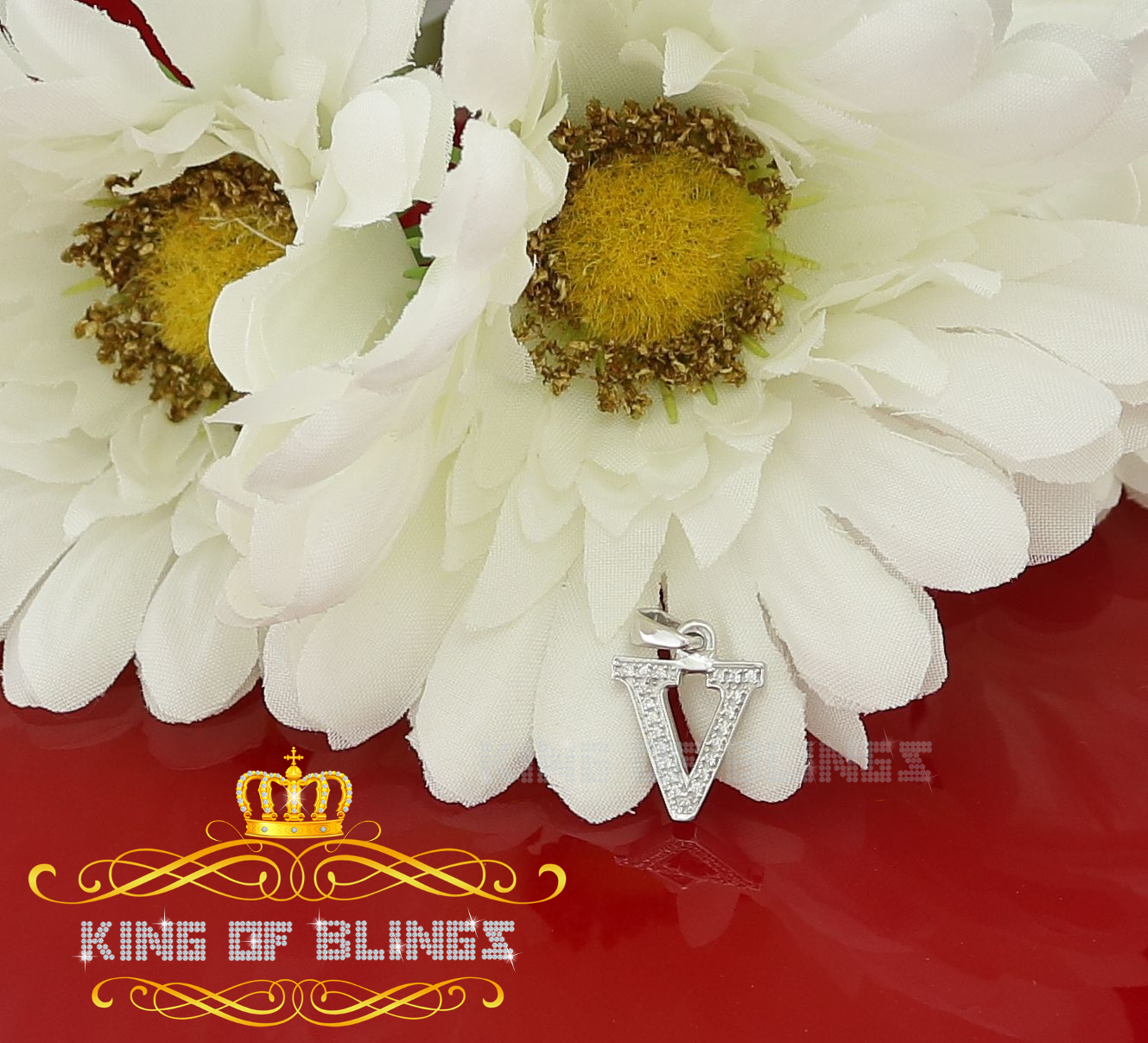 Dije Dije Blanco Moda Colgante Dije Inicial Plata Esterlina Real 0,10 quilates - Imagen 217 de 257