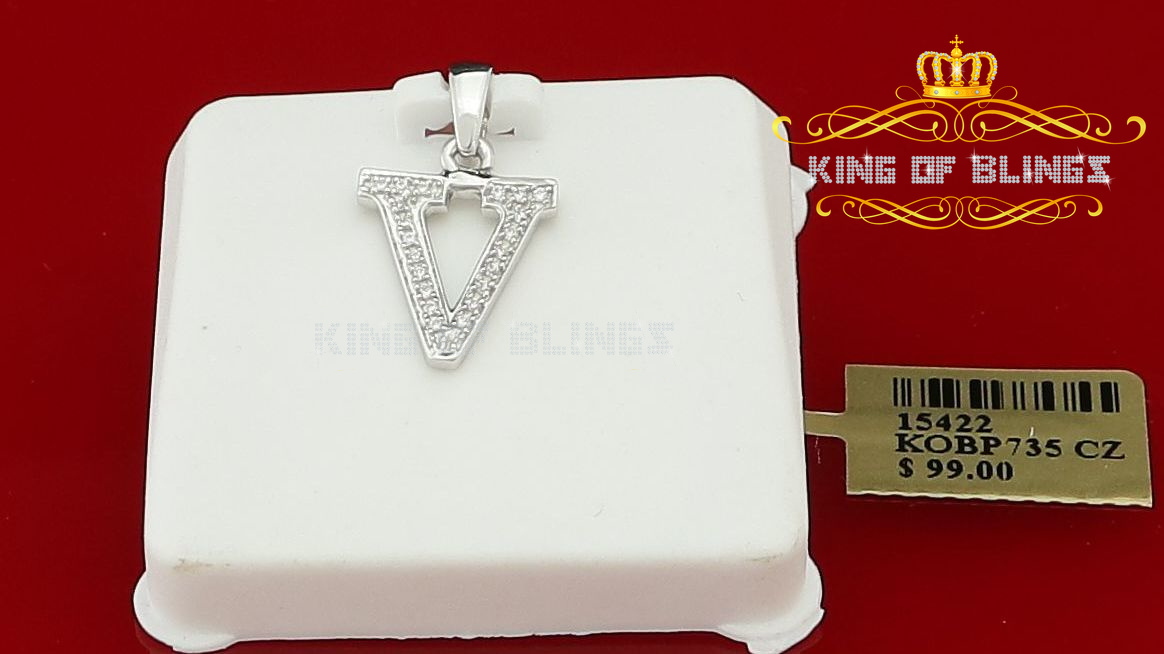 Dije Dije Blanco Moda Colgante Dije Inicial Plata Esterlina Real 0,10 quilates - Imagen 218 de 257