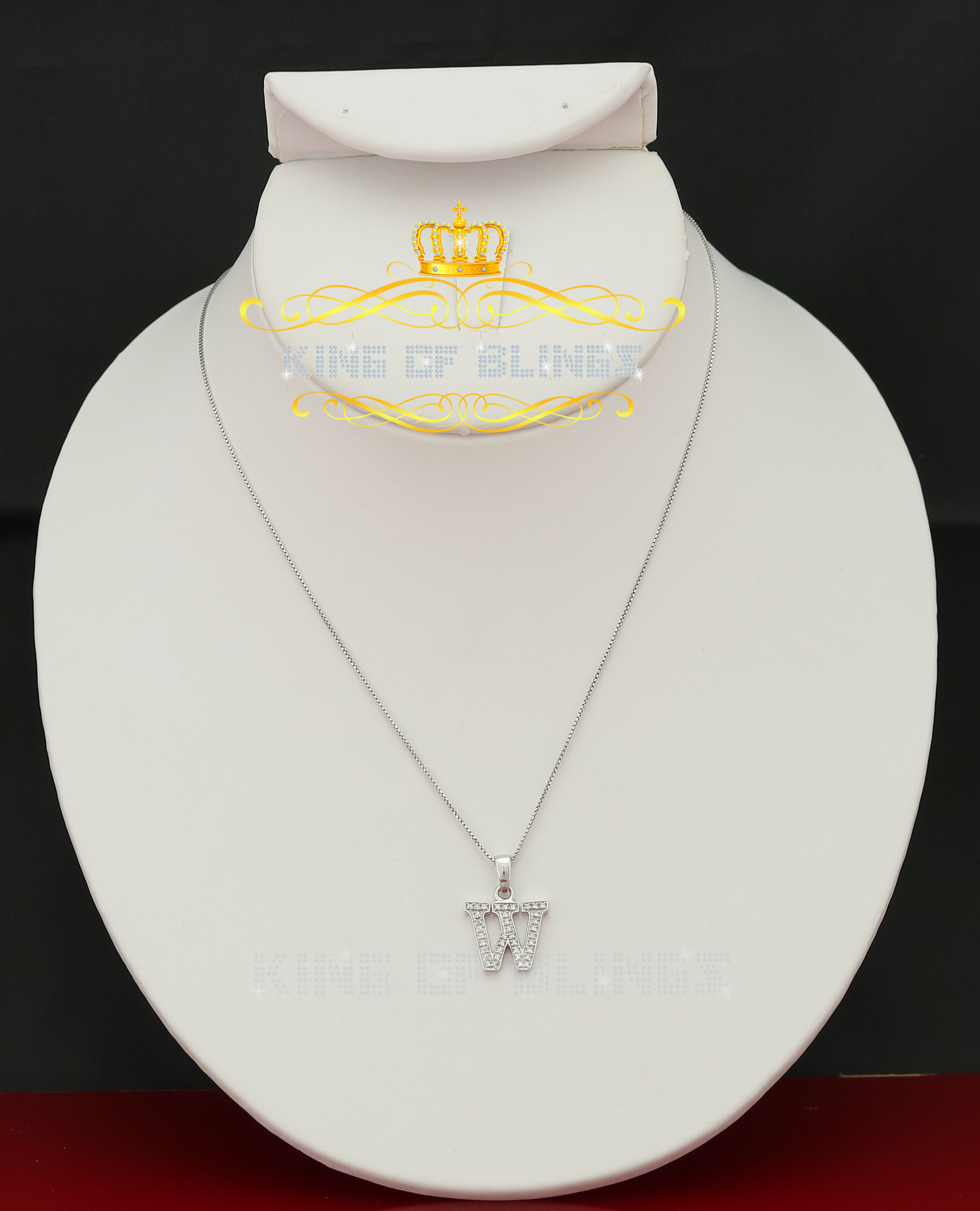 Dije Dije Blanco Moda Colgante Dije Inicial Plata Esterlina Real 0,10 quilates - Imagen 228 de 257