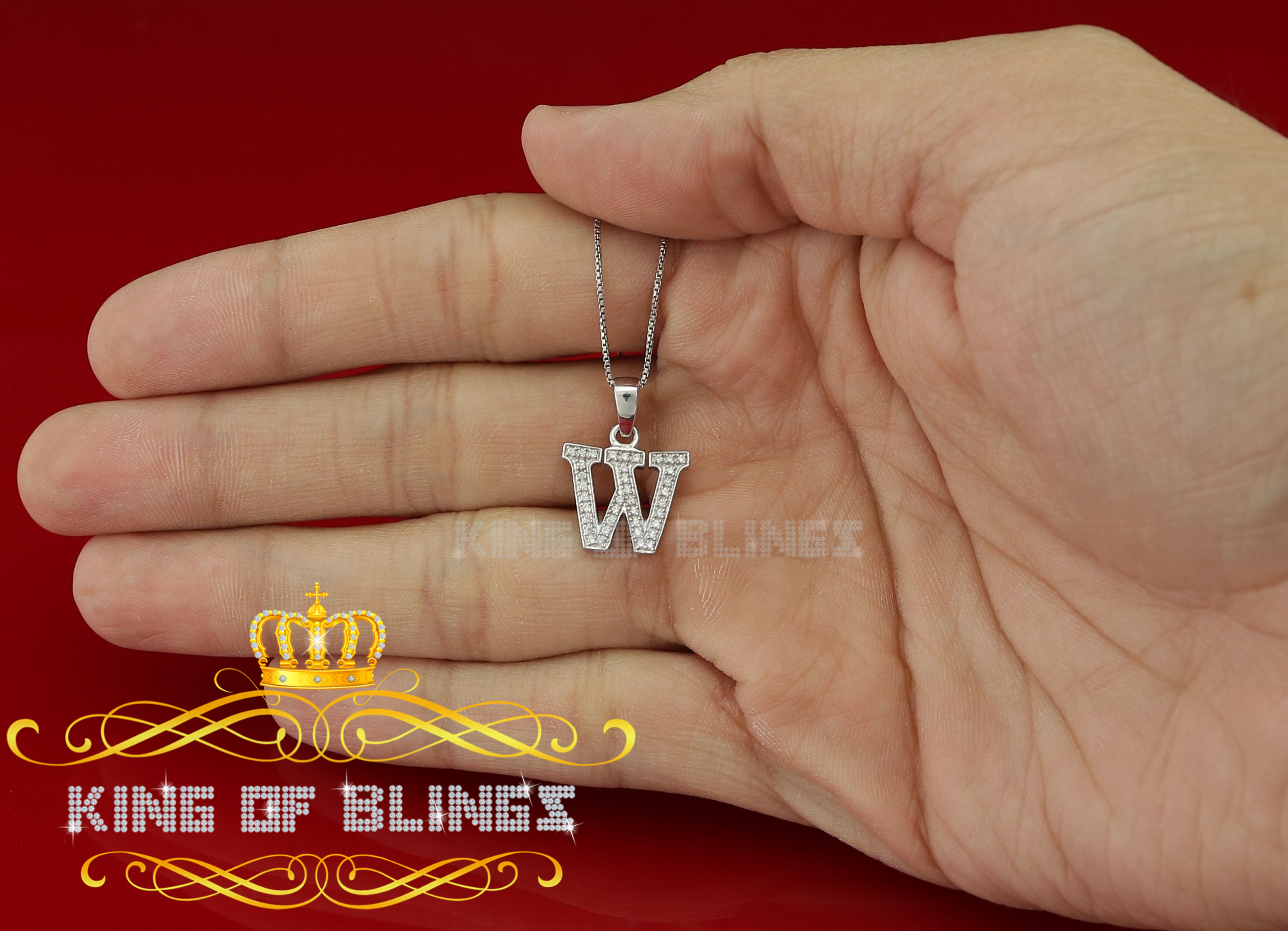 Dije Dije Blanco Moda Colgante Dije Inicial Plata Esterlina Real 0,10 quilates - Imagen 223 de 257