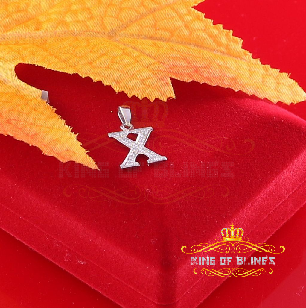 Dije Dije Blanco Moda Colgante Dije Inicial Plata Esterlina Real 0,10 quilates - Imagen 239 de 257