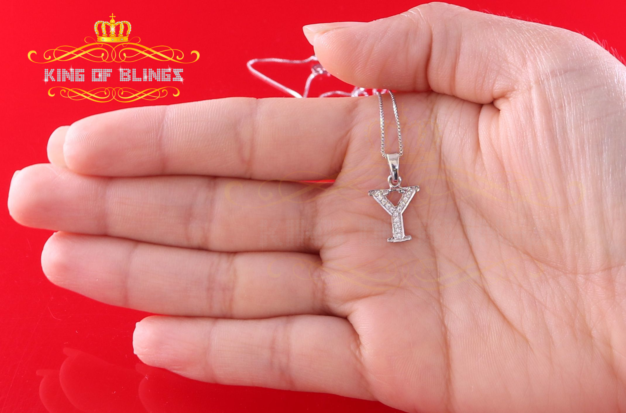 Dije Dije Blanco Moda Colgante Dije Inicial Plata Esterlina Real 0,10 quilates - Imagen 243 de 257