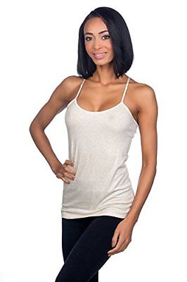 Womens Plus Size Cami Tank Top Active Basic Spaghetti Strap Long XL/1X-2X-3X