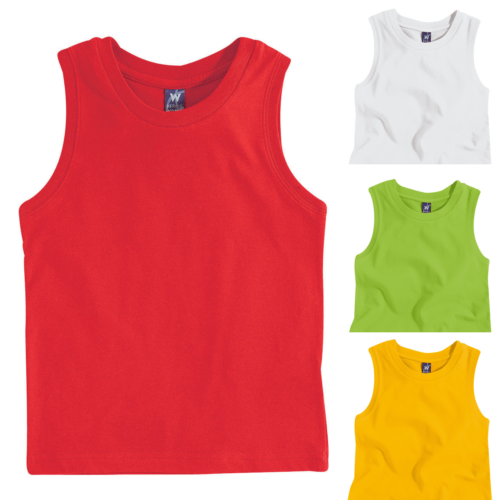 Hering Children Boys 100% Brazilian Premium Cotton Basic Sleeveless Tank Top
