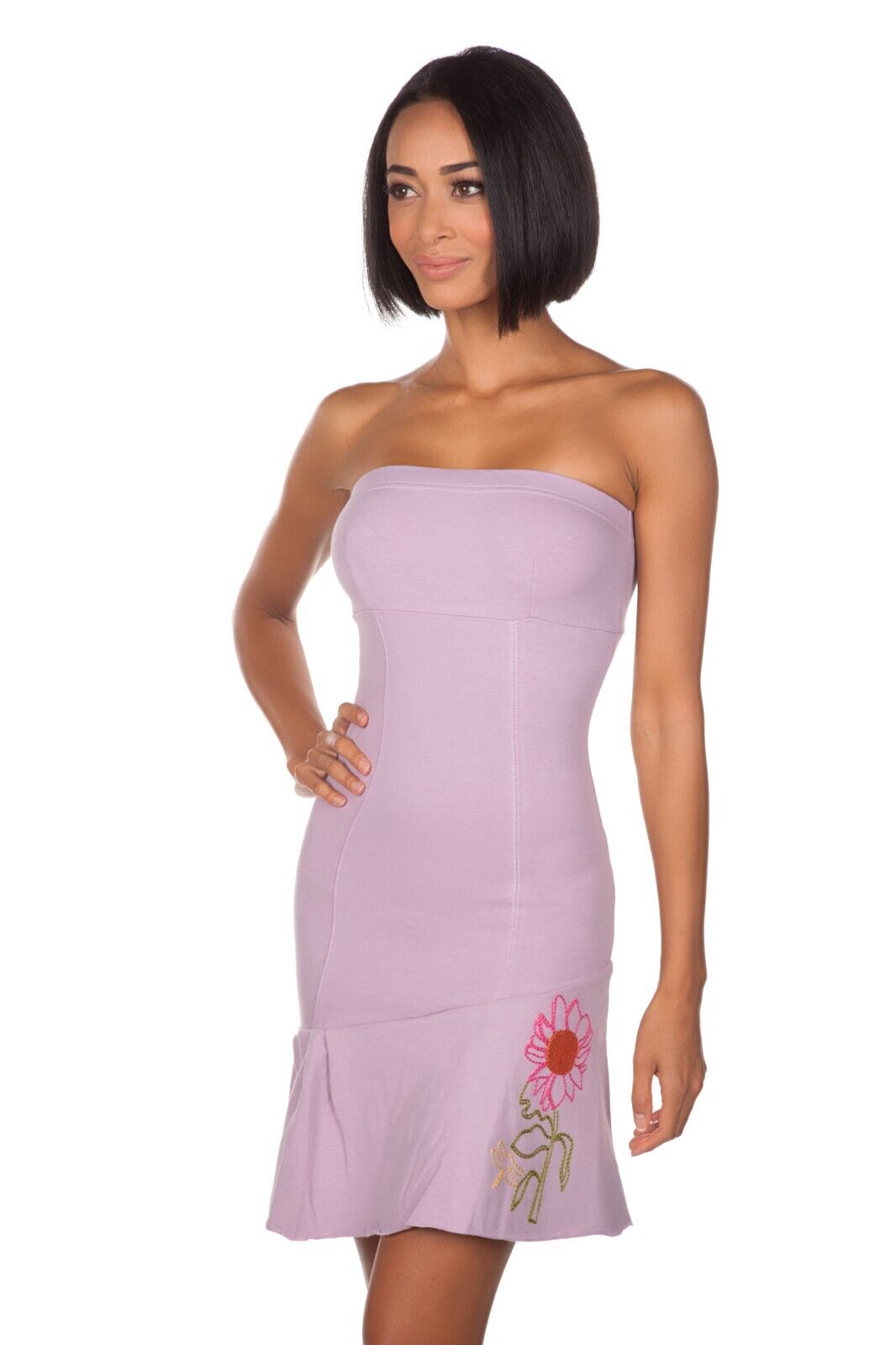 Dzarm by Hering Cotton/Spandex Strapless Bandeau Dress | eBay