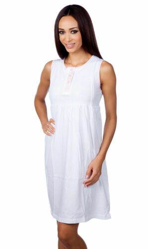 Hering Junior Women's Light Cotton Pajama Night Gown Sleepwear 7631