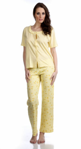 Hering Woman's Short Sleeve 100% Cotton Pajama Set 7674