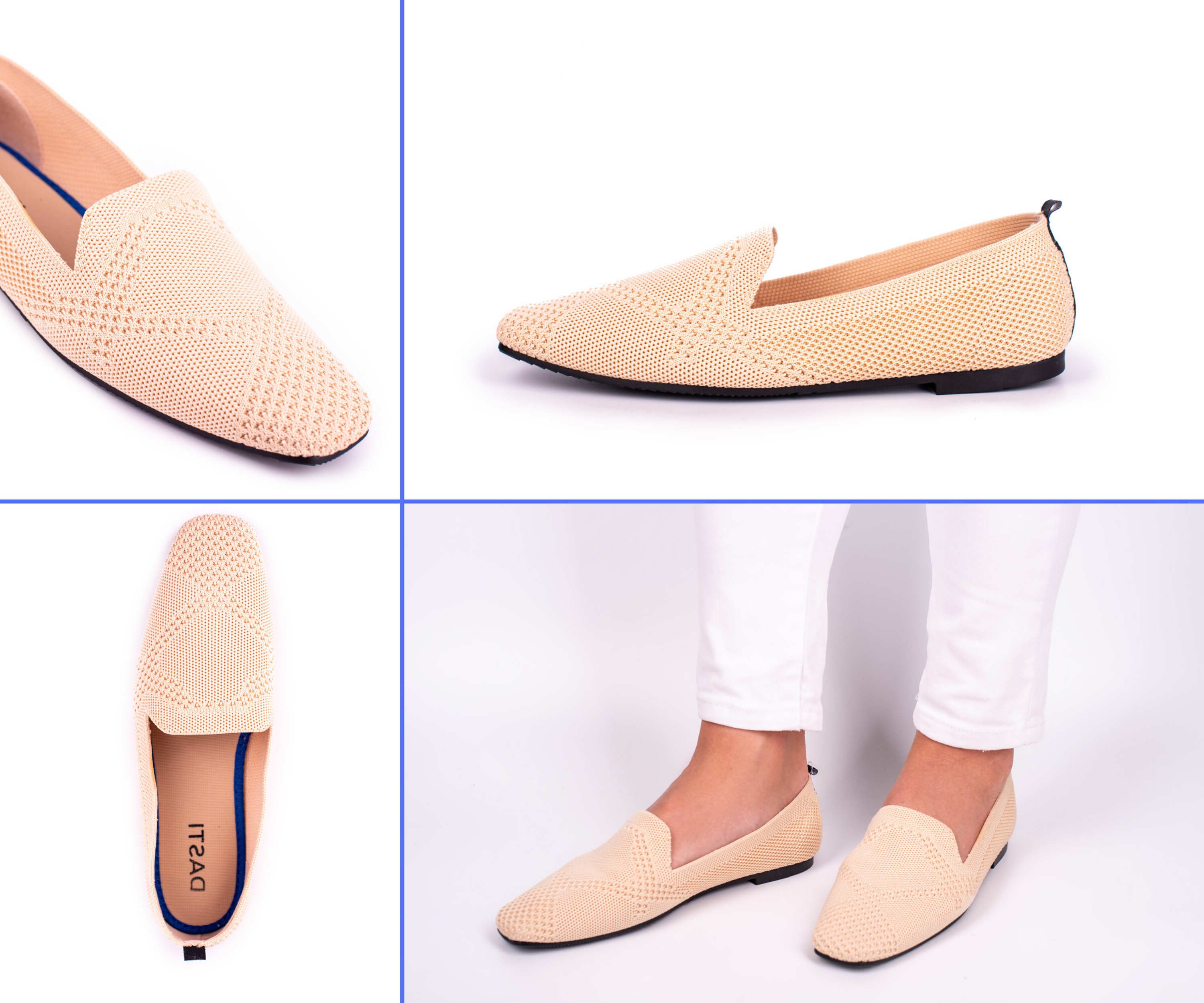 square toe tan heels