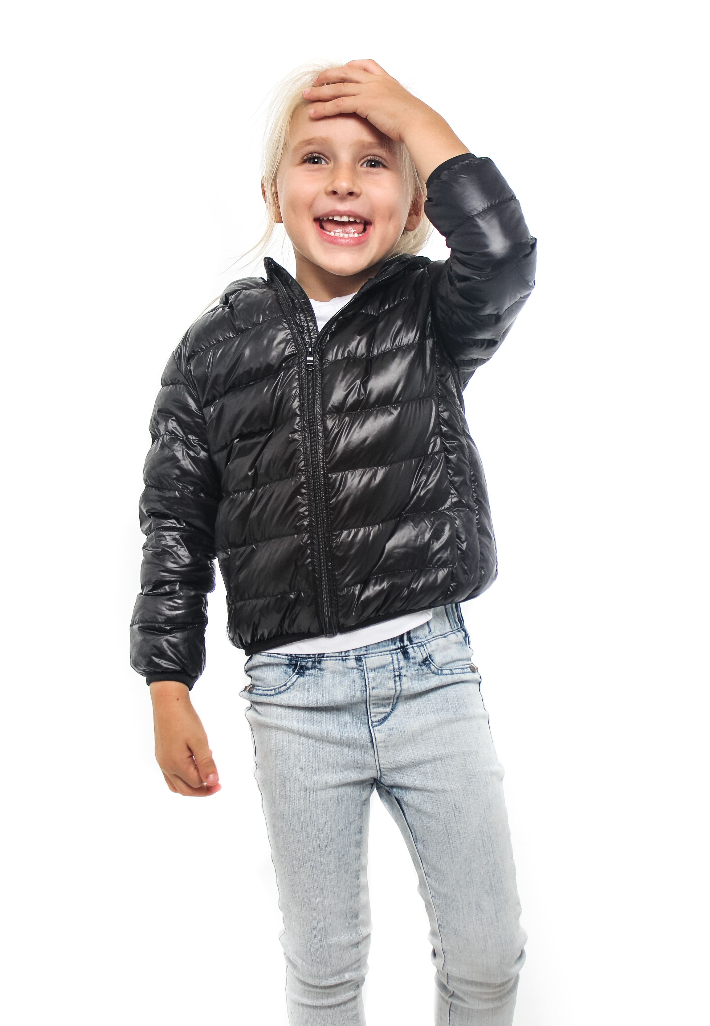 DASTI Kids Coat Winter Hooded Kid Packable Down Jacket Bubble Children