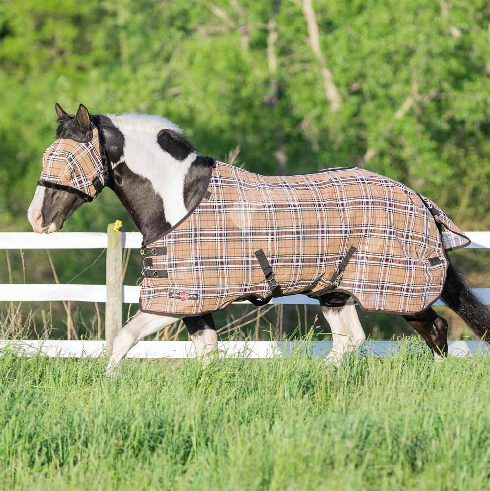 Kensington Pony SureFit Schutzfliegenblatt (keine Füllung) - Bild 9 von 12
