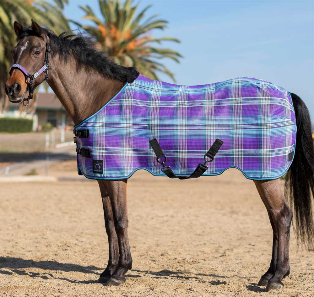Kensington Pony SureFit Schutzfliegenblatt (keine Füllung) - Bild 11 von 12