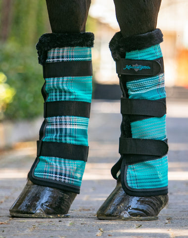 Kensington Draft Protective Fly Boots (mit Fleecebesatz) - Bild 11 von 12