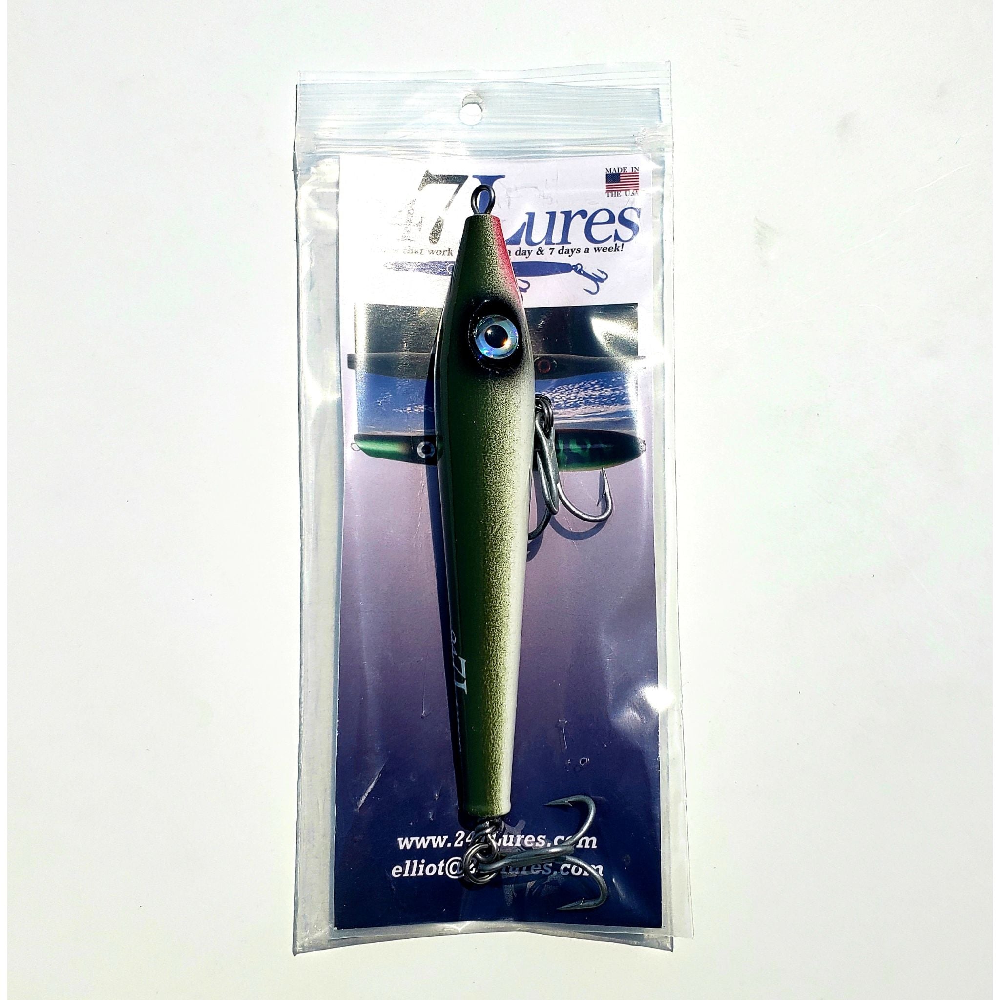 247 Lures Flipping Mullet Topwater Plug 247 Lures Flipping Mullet Topwater Plug