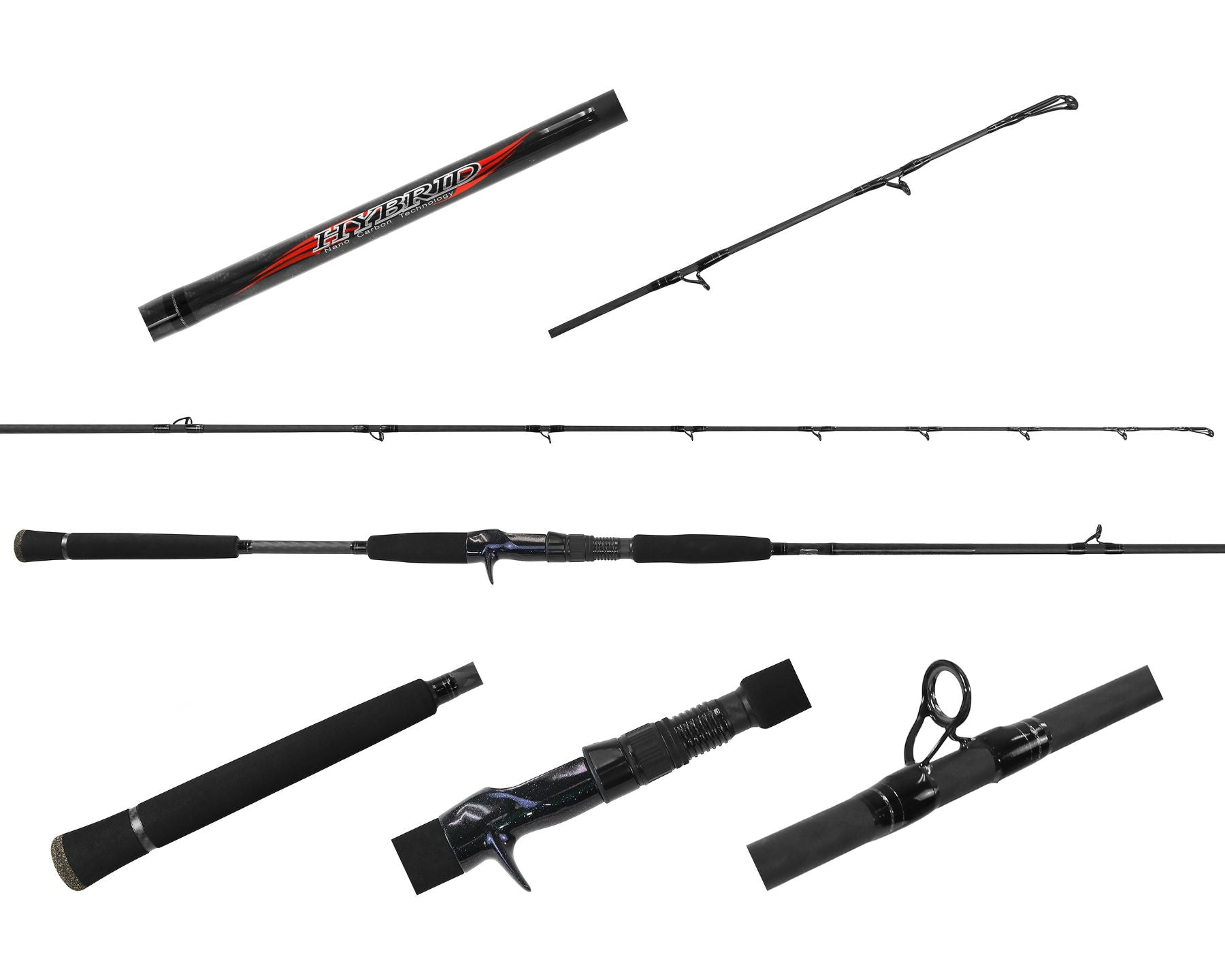 Jigging World Hybrid Nano Carbon Conventional Rods