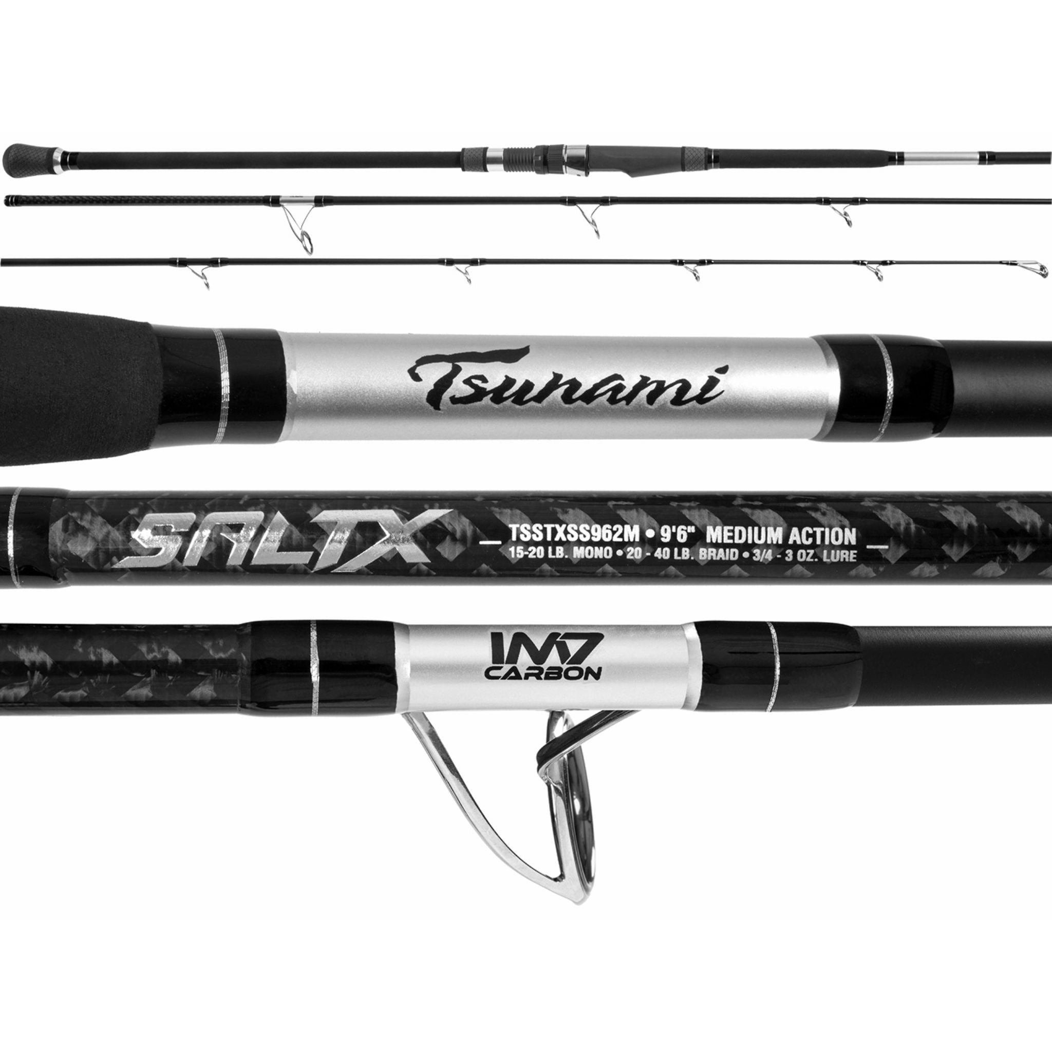 NEW 🔥 Tsunami SaltX Spinning Rods ✅ FREE SHIPPING