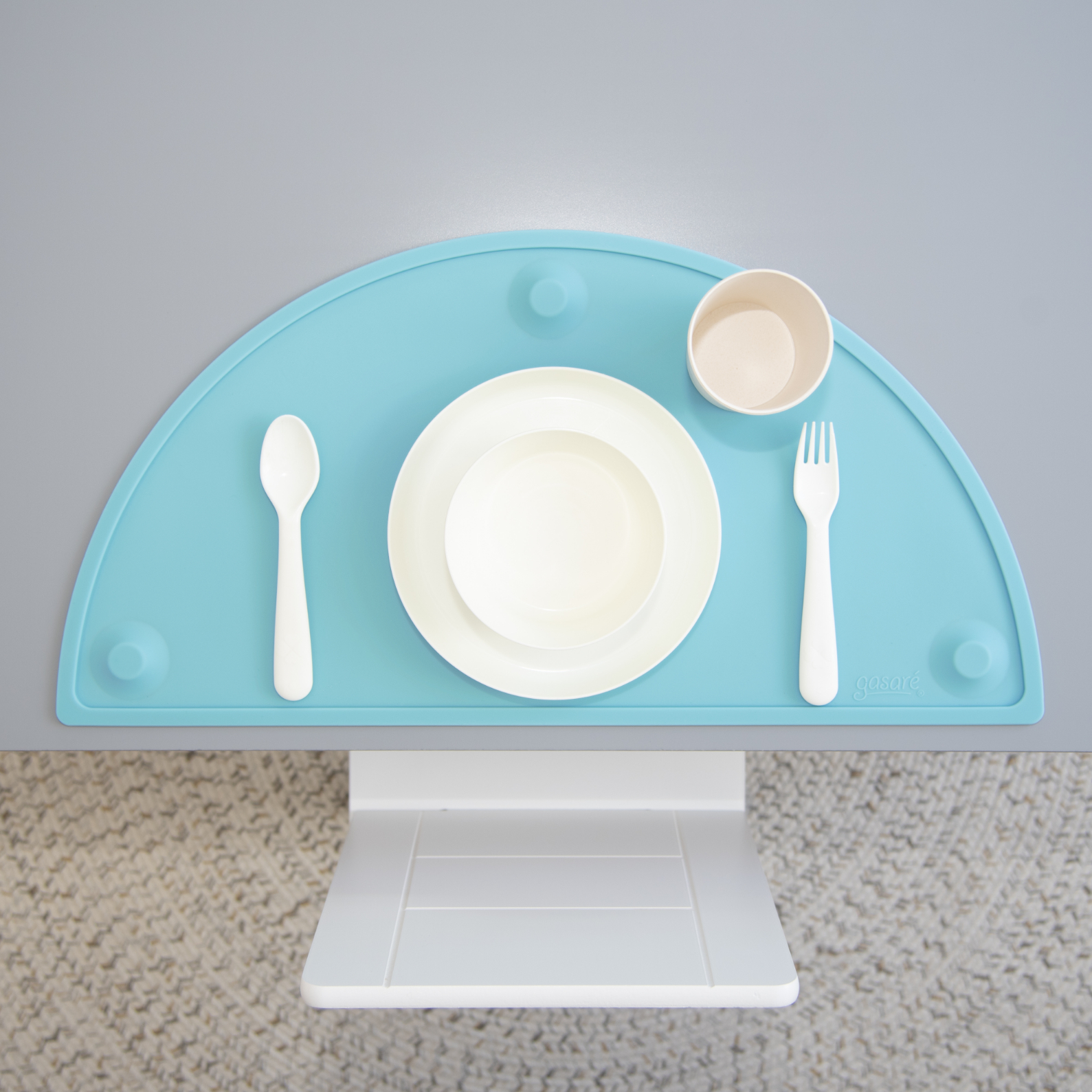GASARÉ, 20 x 11 Inches, Silicone Placemats for Kids, Suction Cups, Raised Edges - Picture 11 of 73