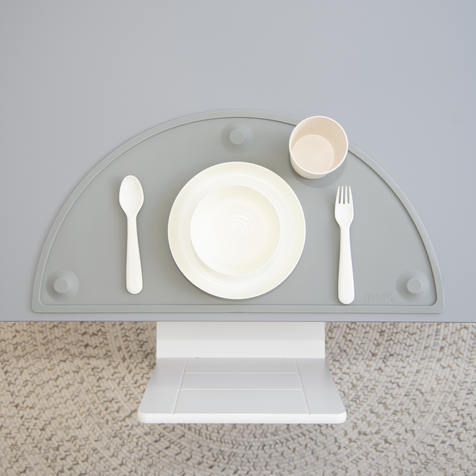 GASARÉ, 20 x 11 Inches, Silicone Placemats for Kids, Suction Cups, Raised Edges - Picture 18 of 73