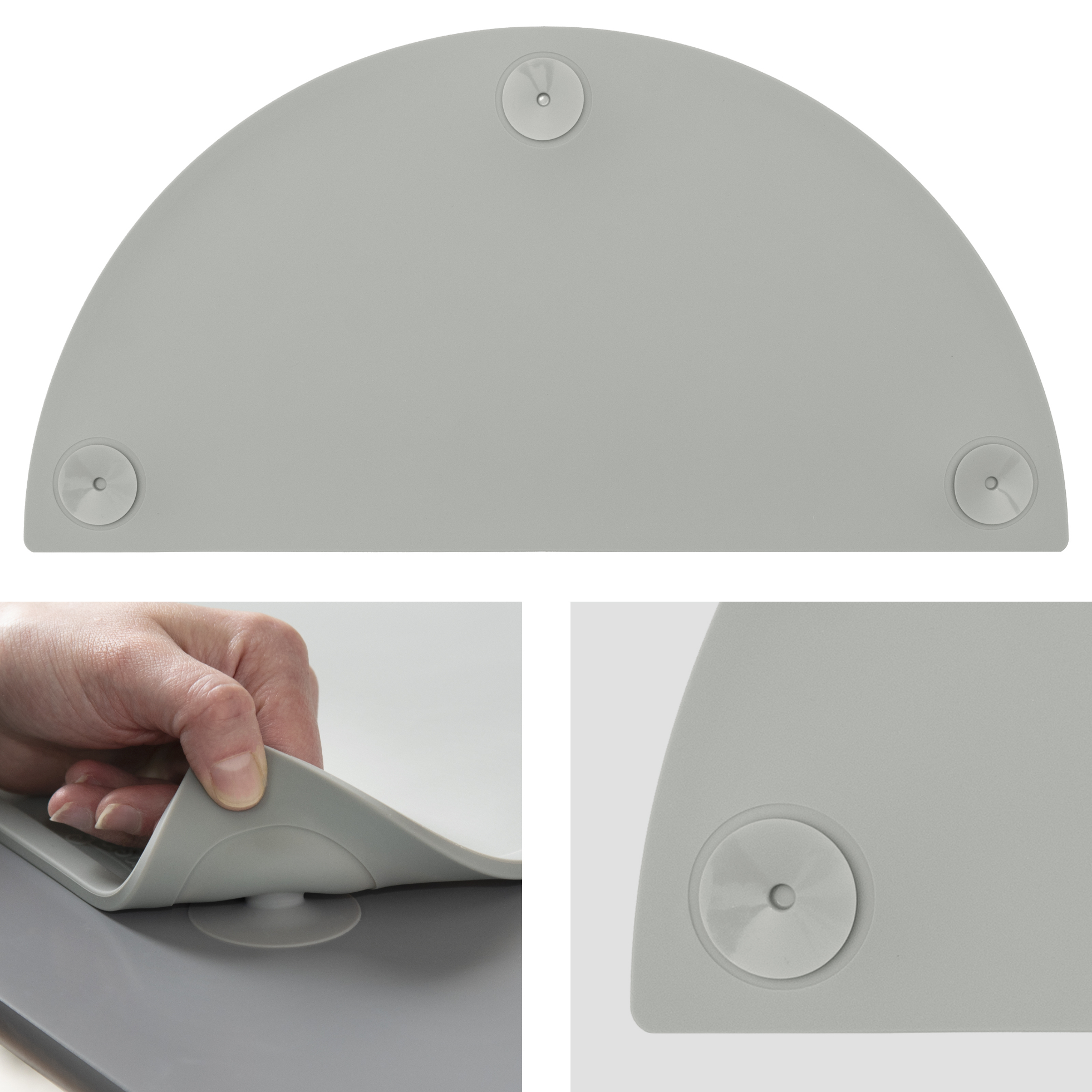 GASARÉ, 20 x 11 Inches, Silicone Placemats for Kids, Suction Cups, Raised Edges - Picture 15 of 73