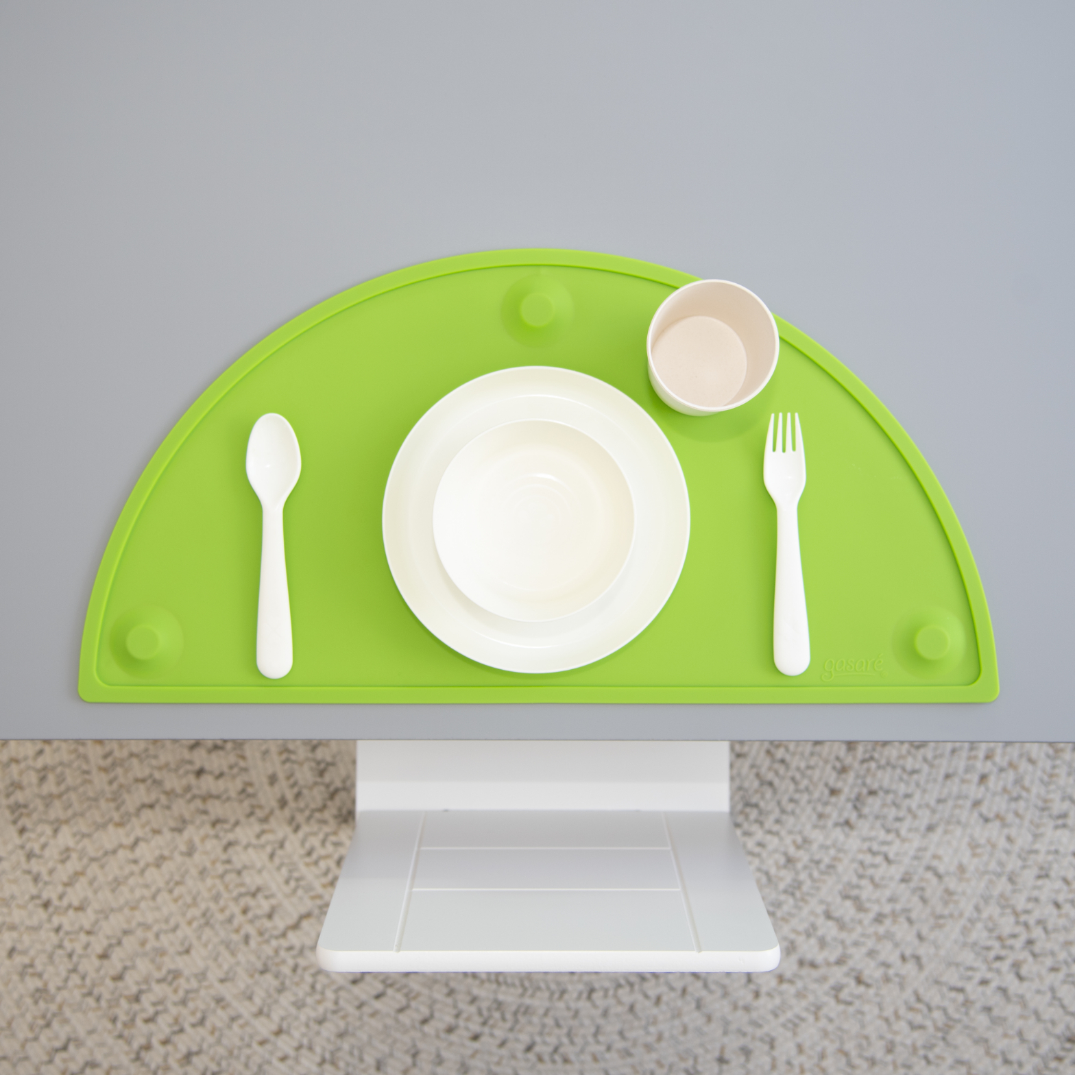 GASARÉ, 20 x 11 Inches, Silicone Placemats for Kids, Suction Cups, Raised Edges - Picture 35 of 73