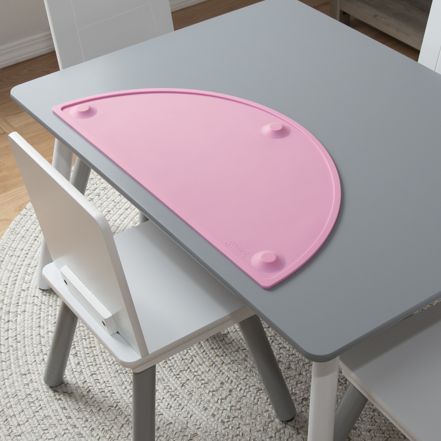 GASARÉ, 20 x 11 Inches, Silicone Placemats for Kids, Suction Cups, Raised Edges - Picture 39 of 73