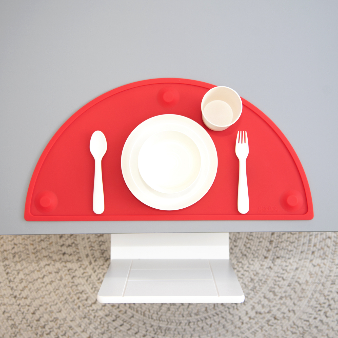 GASARÉ, 20 x 11 Inches, Silicone Placemats for Kids, Suction Cups, Raised Edges - Picture 55 of 73