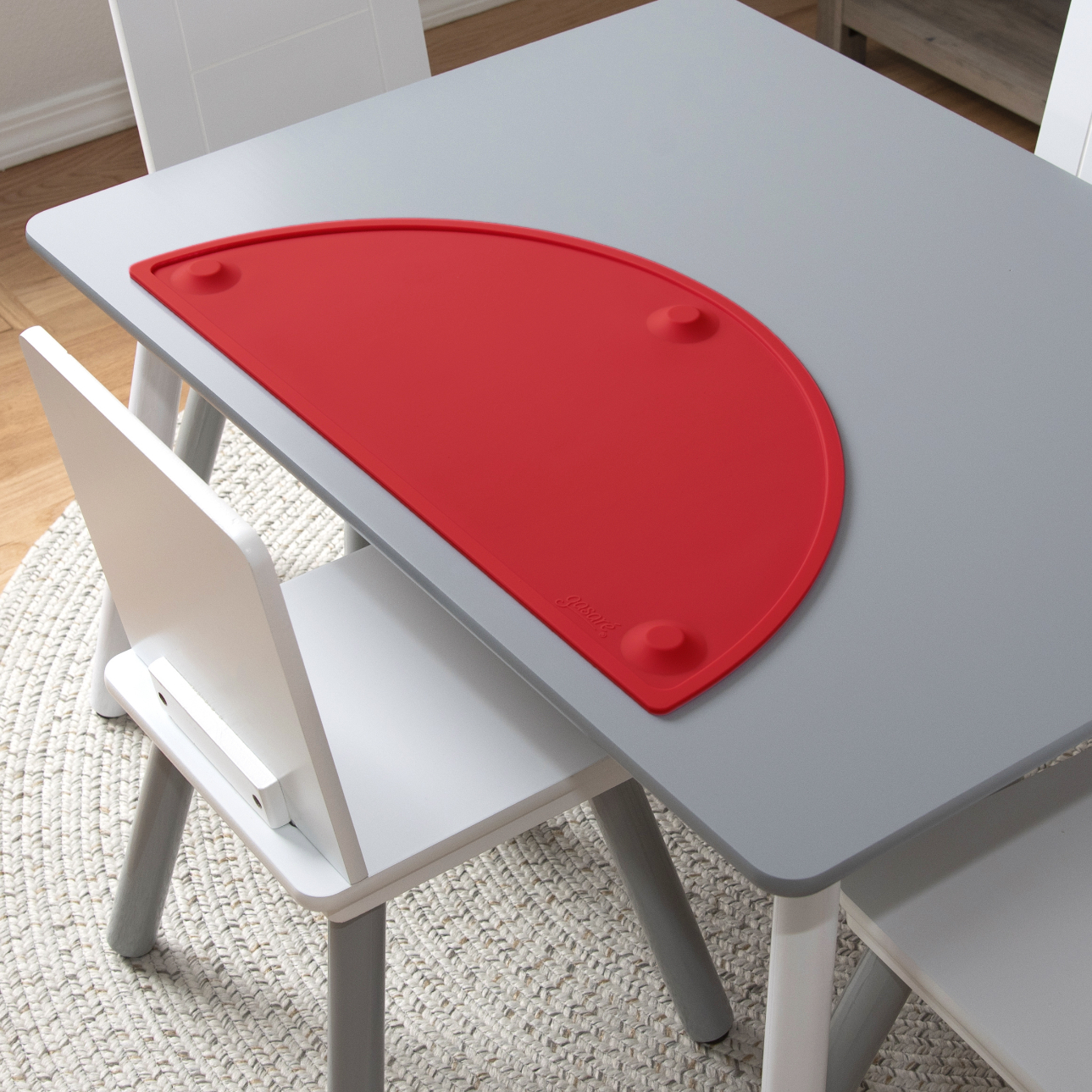 GASARÉ, 20 x 11 Inches, Silicone Placemats for Kids, Suction Cups, Raised Edges - Picture 58 of 73