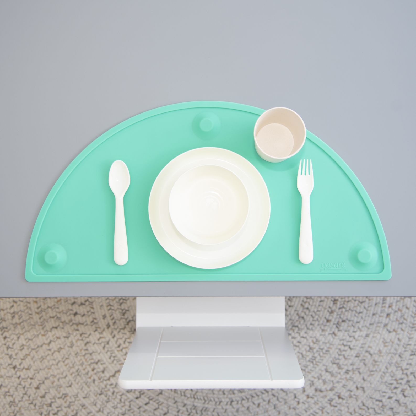 GASARÉ, 20 x 11 Inches, Silicone Placemats for Kids, Suction Cups, Raised Edges - Picture 65 of 73