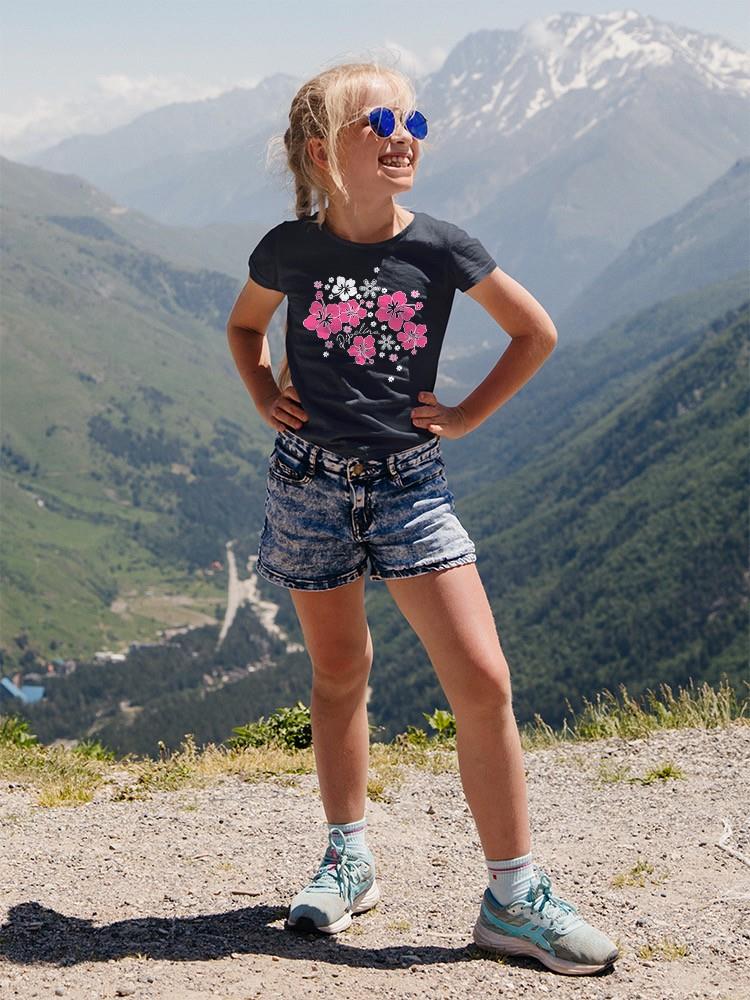 Pipeline Pink Hibiscus Youth Tee - Youth Girls Beach Tee - Bild 2 von 13