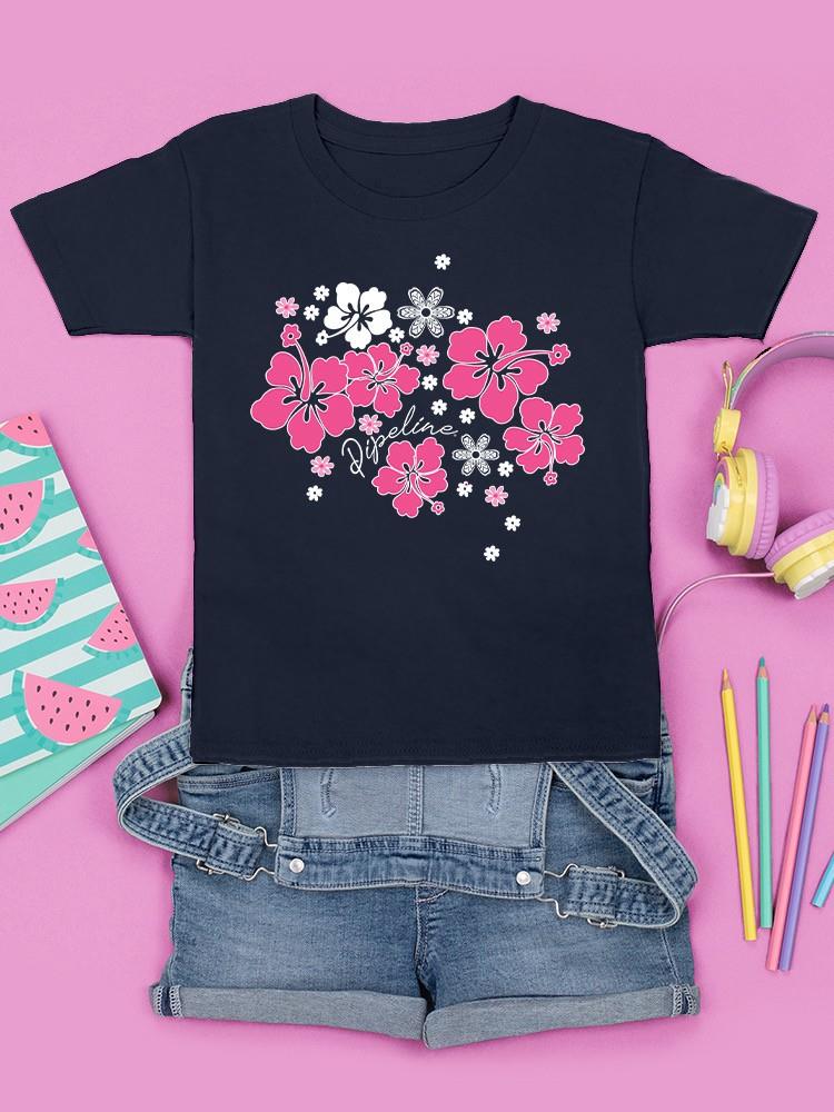 Pipeline Pink Hibiscus Youth Tee - Youth Girls Beach Tee - Bild 7 von 13