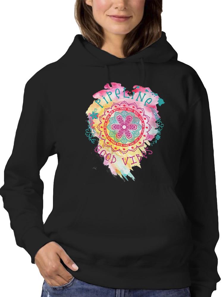 Pipeline Waveflower Good-Vibes Trend - Women's Hoodie - Picture 5 of 22