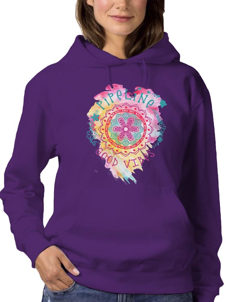 Pipeline Waveflower Good-Vibes Trend - Women's Hoodie - Picture 8 of 22