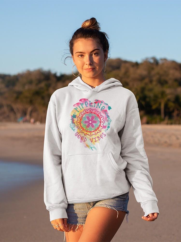 Pipeline Waveflower Good-Vibes Trend - Women's Hoodie - Picture 12 of 22
