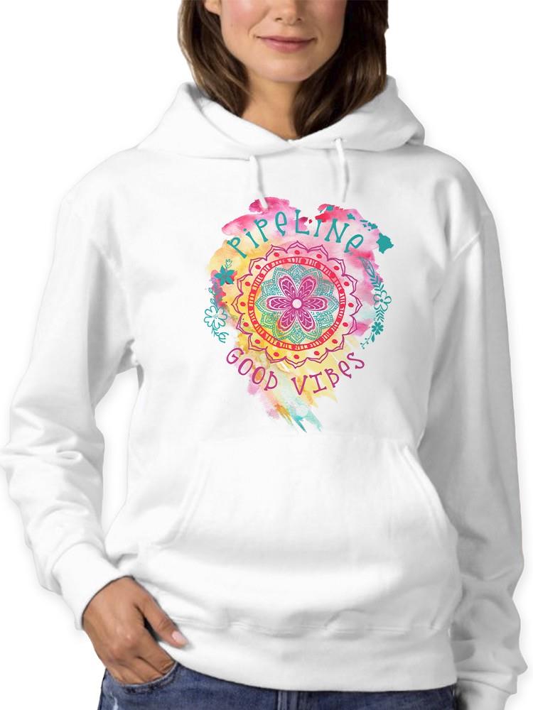 Pipeline Waveflower Good-Vibes Trend - Women's Hoodie - Picture 11 of 22