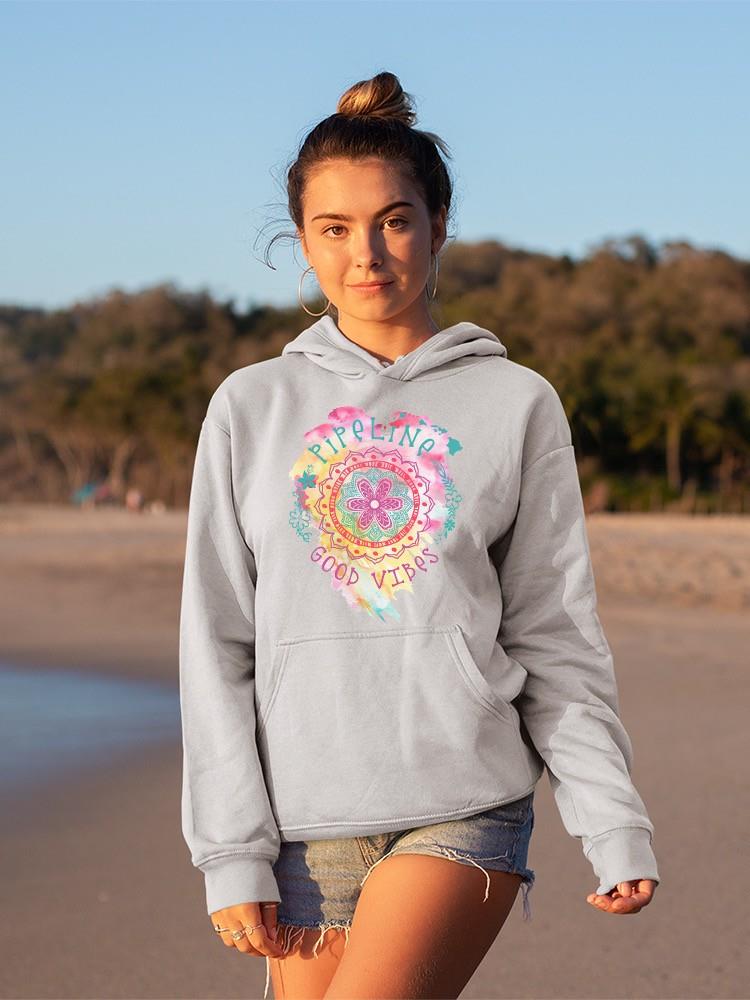 Pipeline Waveflower Good-Vibes Trend - Women's Hoodie - Picture 15 of 22
