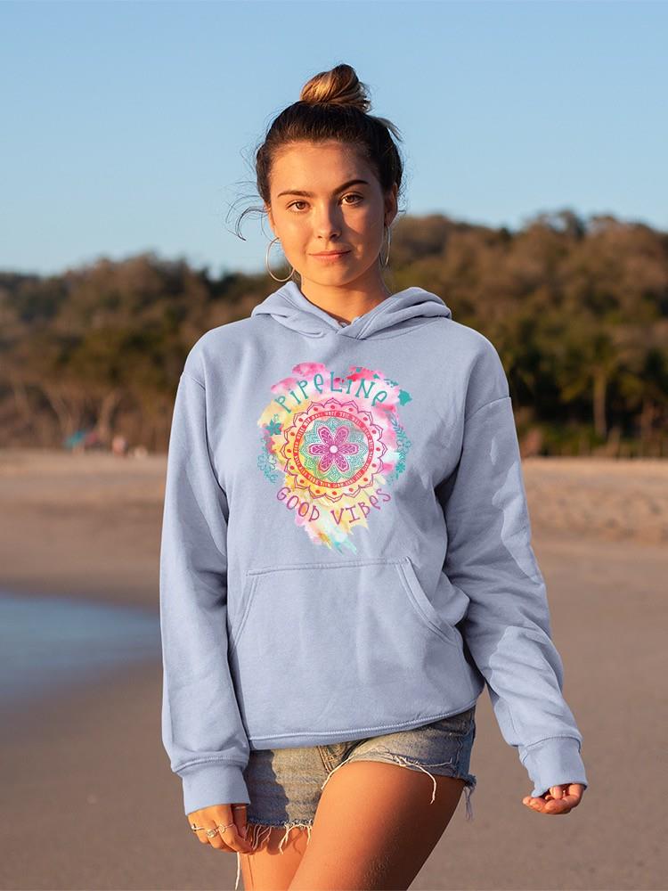 Pipeline Waveflower Good-Vibes Trend - Women's Hoodie - Picture 18 of 22