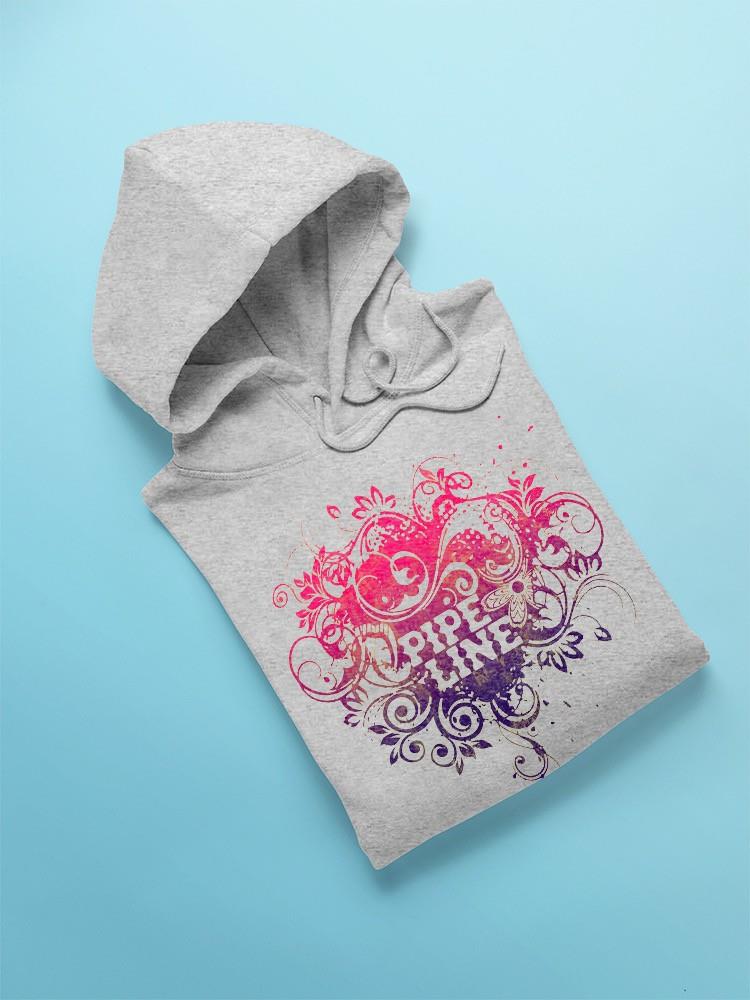 Pipeline Waveflower Floral Graphic Design - Women's Hoodie - Picture 10 of 13