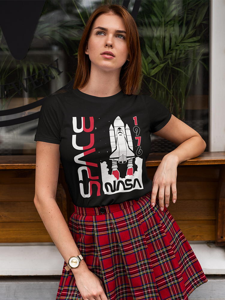 Licencia Oficial NASA Space Rocket - Camiseta para Mujer - Imagen 7 de 7