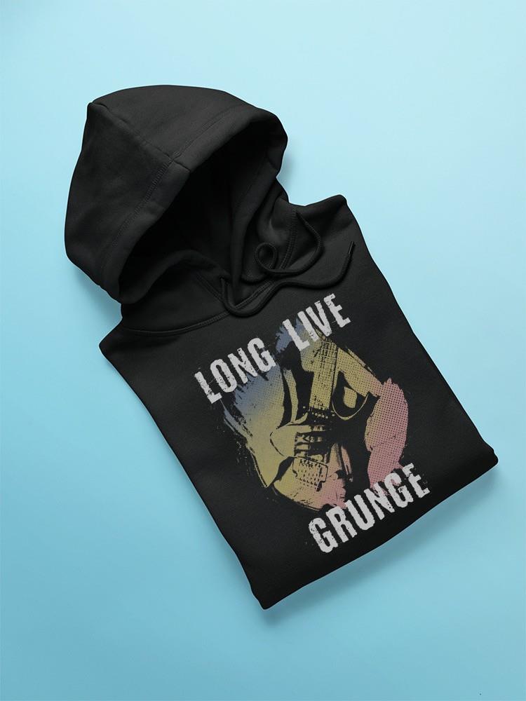 Long Live Grunge Music Tee Hoodie Men's Black - Picture 5 of 5