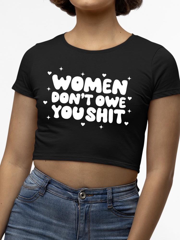 Socialist Tee Crop Tee Damen schwarz - Bild 4 von 6