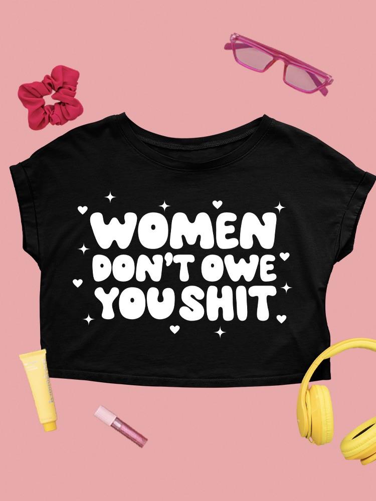 Socialist Tee Crop Tee Damen schwarz - Bild 6 von 6