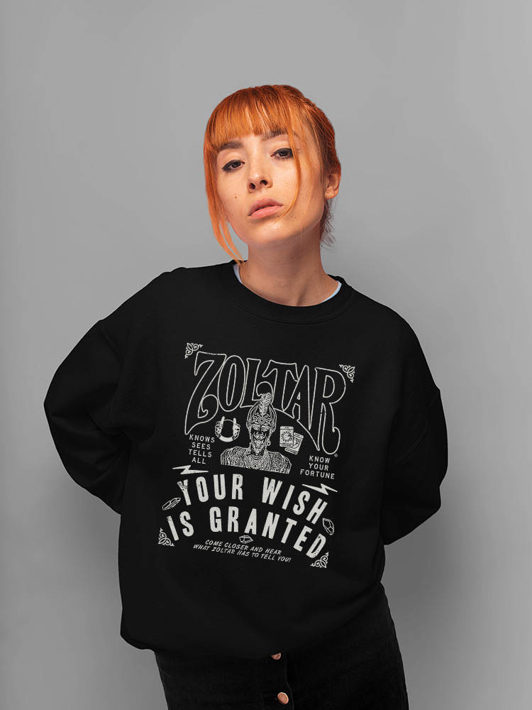 Offiziell lizenziertes Zoltar Your Wish Is Granted - Damen Sweatshirt - Bild 6 von 13