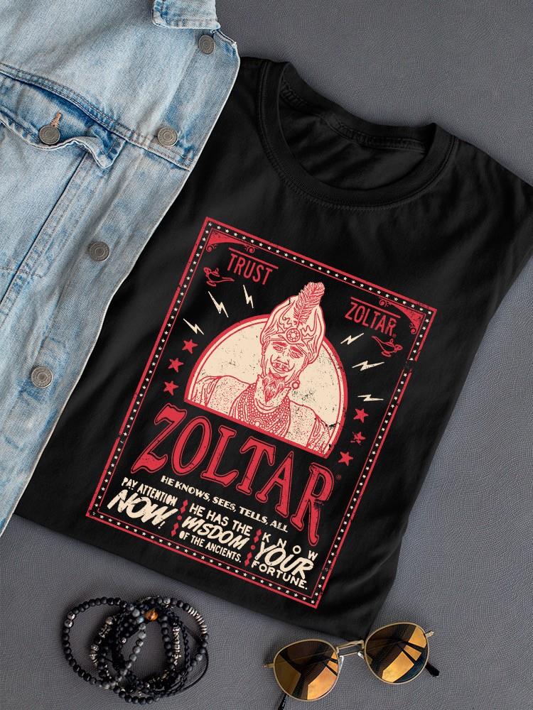 Trust Zoltar - Has Fortune Wisdom T-Shirt - Bild 4 von 5