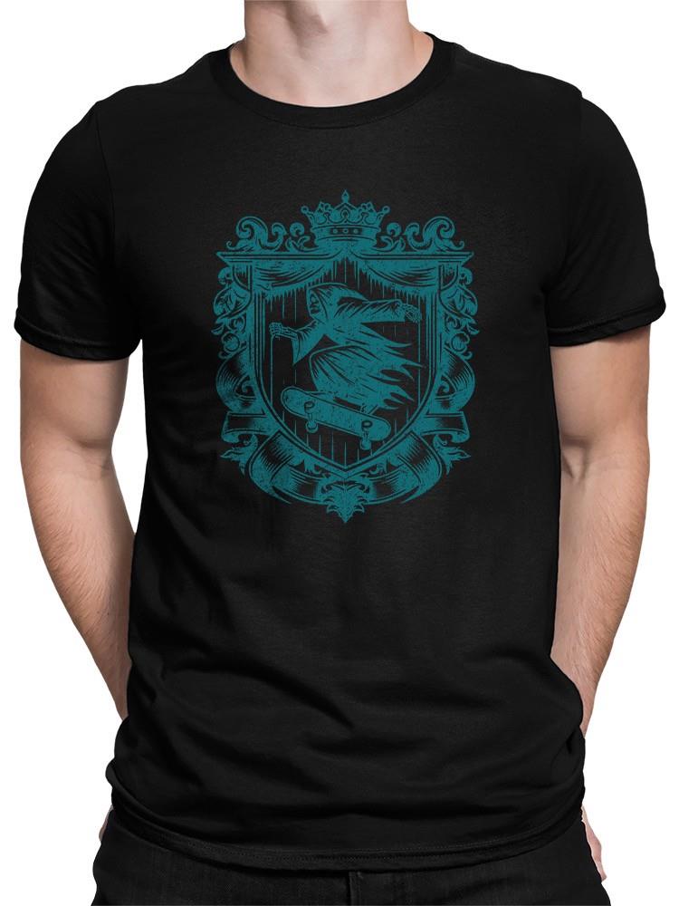 Skateboarder Crest Graphic Graphic – Men’s T-shirt