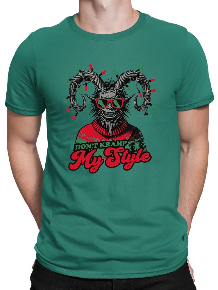 Don't Kramp My Style Suéter Humor Oscuro Navidad Hombre Camiseta - Imagen 5 de 13