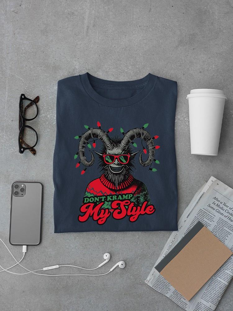 Don't Kramp My Style Suéter Humor Oscuro Navidad Hombre Camiseta - Imagen 10 de 13