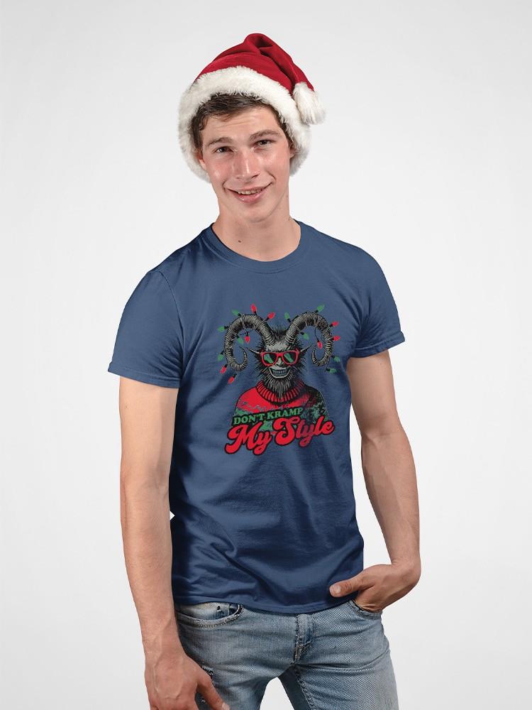 Don't Kramp My Style Suéter Humor Oscuro Navidad Hombre Camiseta - Imagen 9 de 13