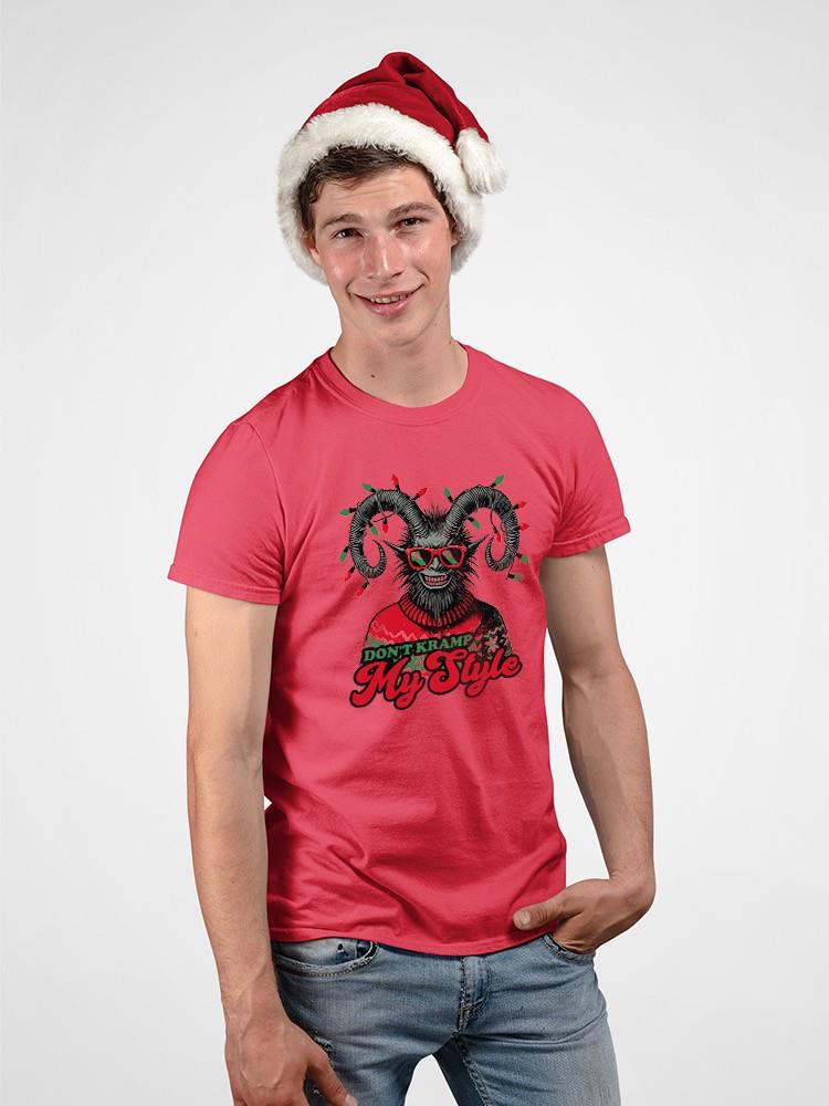 Don't Kramp My Style Suéter Humor Oscuro Navidad Hombre Camiseta - Imagen 12 de 13