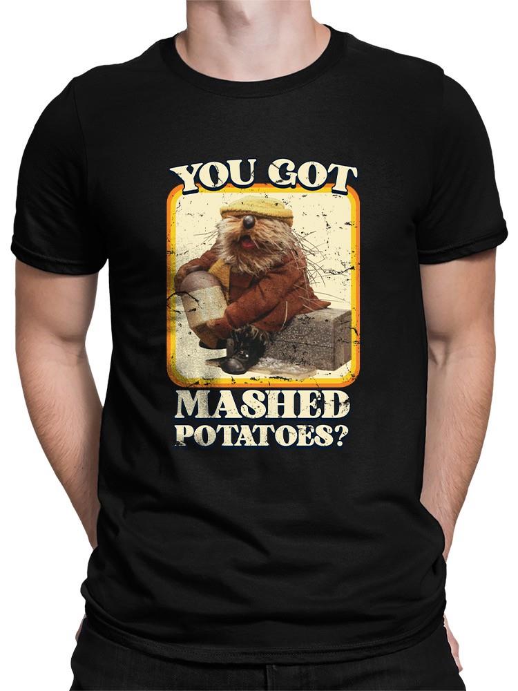 Funny Mashed Potatoes Vintage Graphic T-shirt Men's - Picture 5 of 19