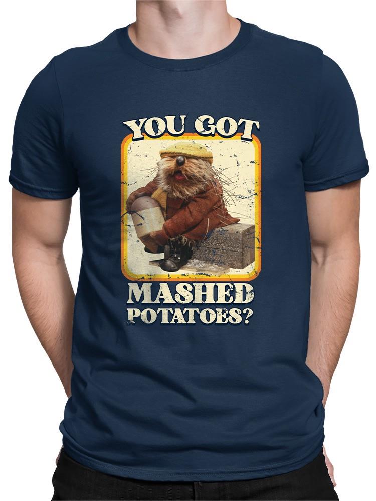 Funny Mashed Potatoes Vintage Graphic T-shirt Men's - Picture 8 of 19
