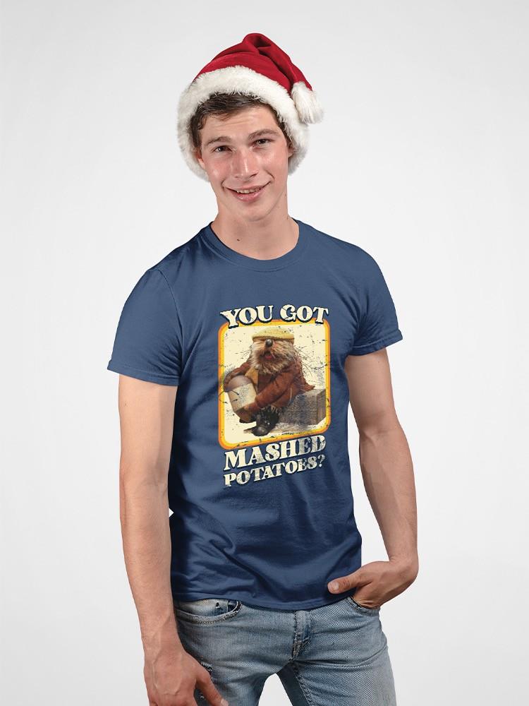 Funny Mashed Potatoes Vintage Graphic T-shirt Men's - Picture 9 of 19